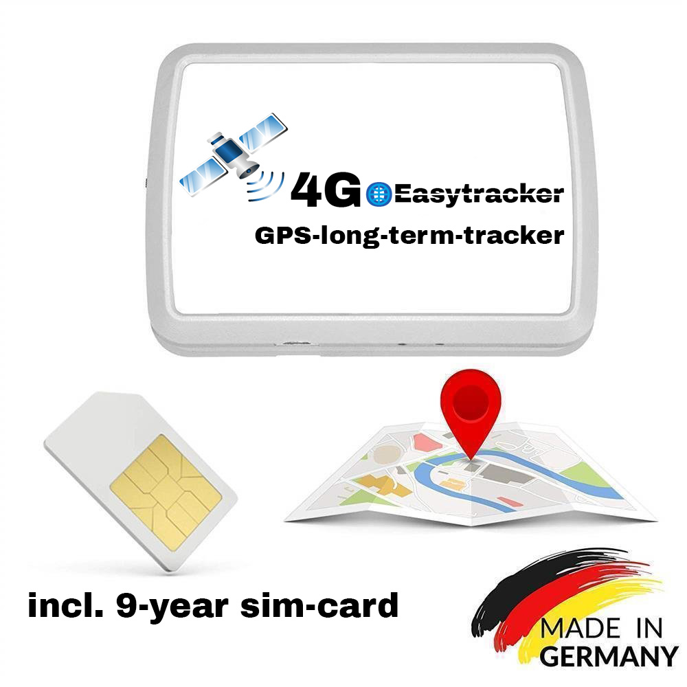 4G long-term tracker, months battery life, 9 year SIM no follow-up costs - DIRECT SMARTER
